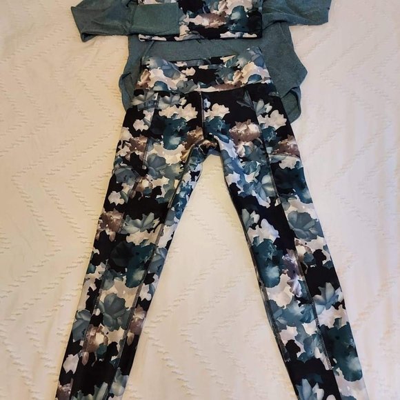 NWOT MARIKA WOMEN'S FULL BLOOM 3 PIECE ACTIVEWEAR SET SZ. M - Picture 5 of 7